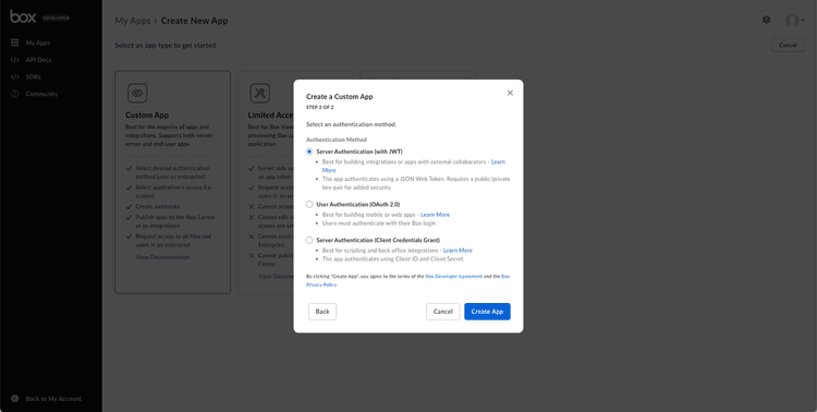 Authentication Types