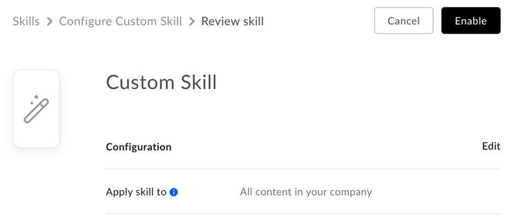 Select a skill to add