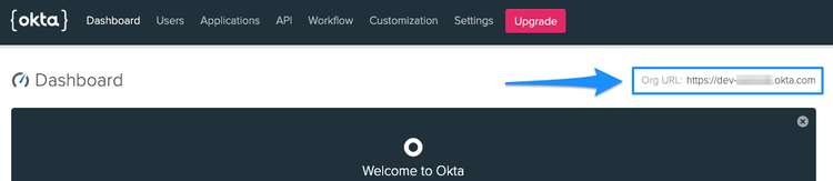 Okta Org URL